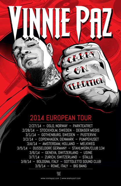 vinnie paz tour uk